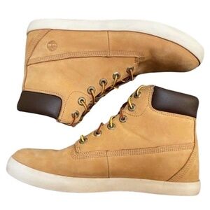 Timberland Women’s A24J5 6” Lace-Up Waterproof Boots Wheat Nubuck Size 8.5